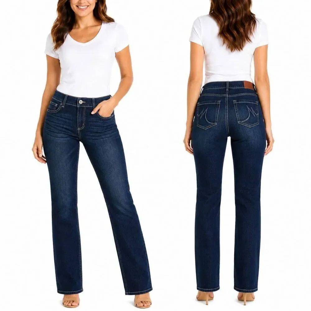 Maurices Women's Straight Leg Jeans Size 8 Regular Stretch
